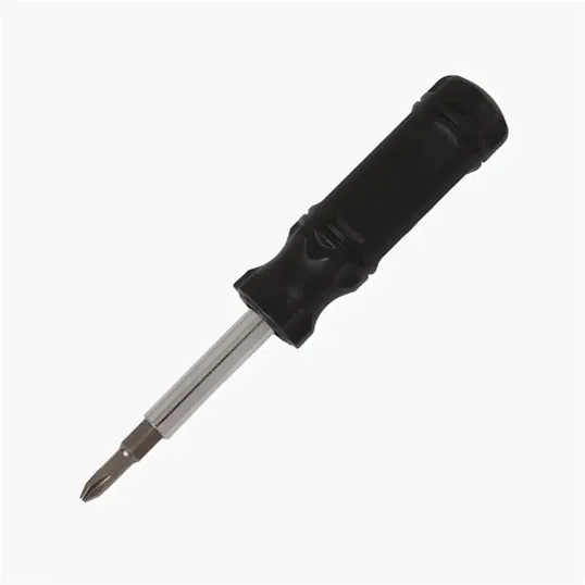 6-in-1 Screwdriver with Phillips, Flat, and Hex Drivers — view 6