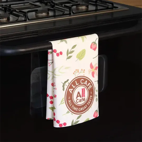 Evans Sublimated RPET Kitchen Tea Towel — view 4