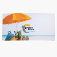Sublimated RPET Beach Towel, 62" x 32"