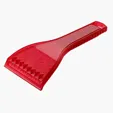Snowflake Ice Scraper with Engraved Snowflake Design — view 11