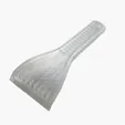Snowflake Ice Scraper with Engraved Snowflake Design — view 13