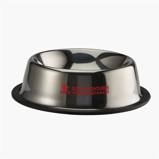 Medium Stainless Steel Pet Bowl, 12 oz — view 4