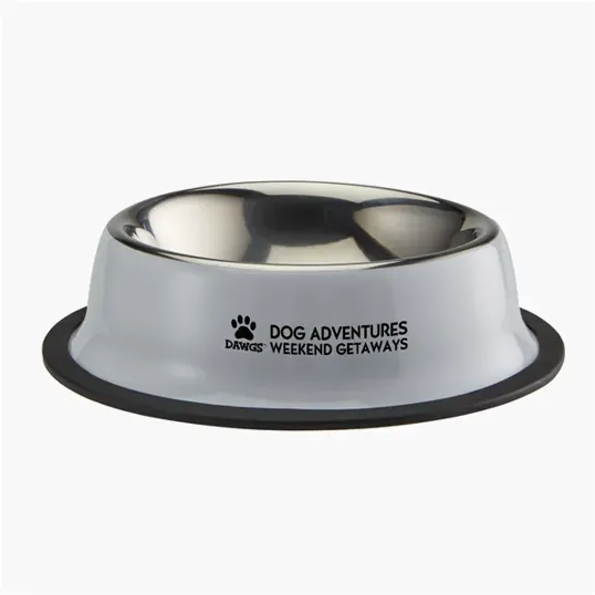 Medium Stainless Steel Pet Bowl, 12 oz — view 5