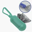 Dog Poop Bag Dispenser with Carabiner — view 7