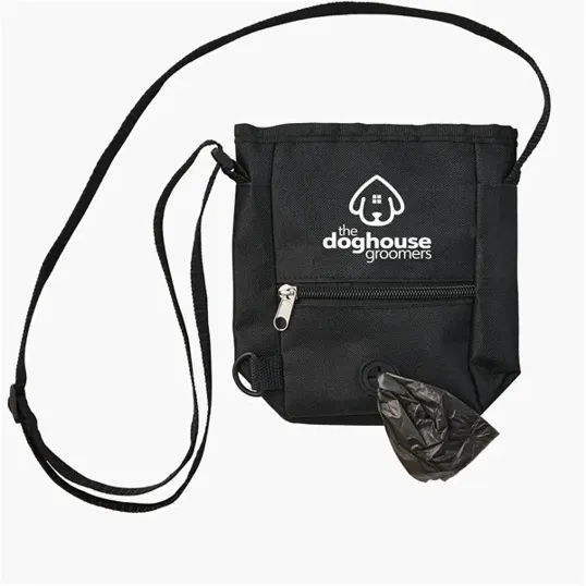 3-in-1 Pet Treat Carrier Pouch with Poop Bag Dispenser