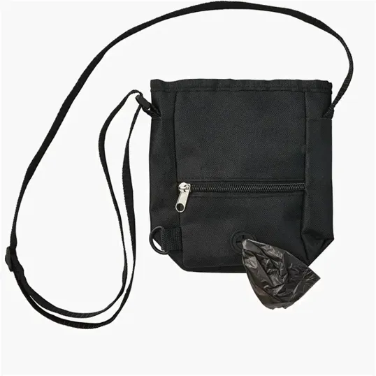 3-in-1 Pet Treat Carrier Pouch with Poop Bag Dispenser — view 6