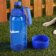 Tritan Bottle with Silicone Pet Bowl, 60 oz