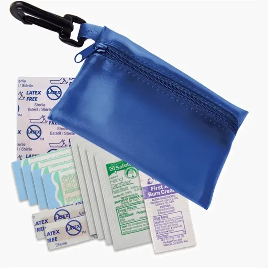 Zippered First Aid Kit with Carabiner Clip — view 8