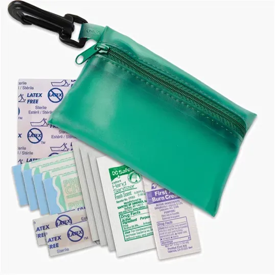 Zippered First Aid Kit with Carabiner Clip — view 10