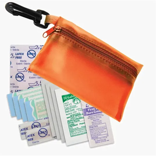 Zippered First Aid Kit with Carabiner Clip — view 11