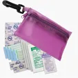 Zippered First Aid Kit with Carabiner Clip — view 12