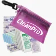 Zippered First Aid Kit with Carabiner Clip