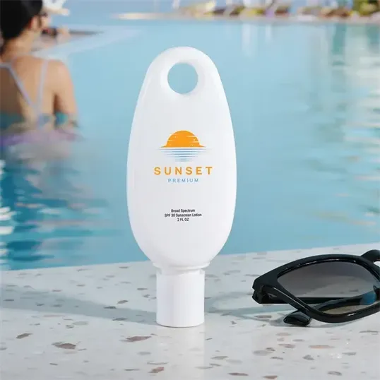 2 oz SPF 30 Sunscreen Bottle, Unscented and PABA-Free
