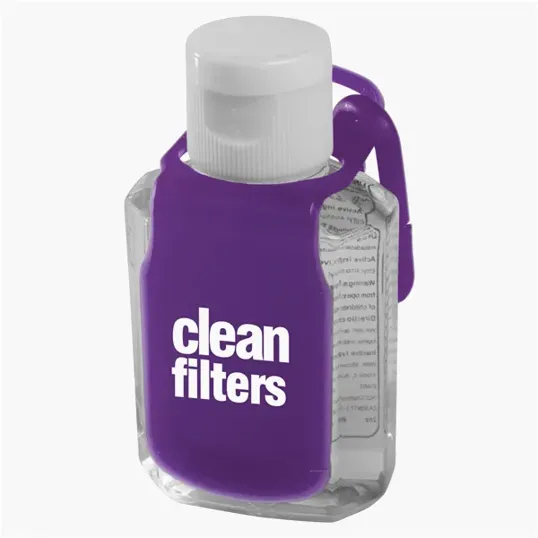 Hand Sanitizer with Carabiner Clip, 2 oz — view 5