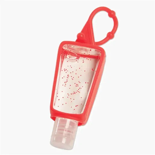 1 oz. Scented Hand Sanitizer with Sleeve and Silicone Lanyard — view 4
