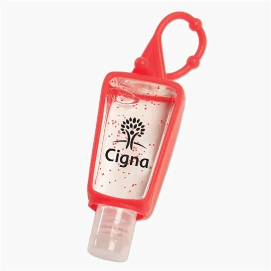 1 oz. Scented Hand Sanitizer with Sleeve and Silicone Lanyard