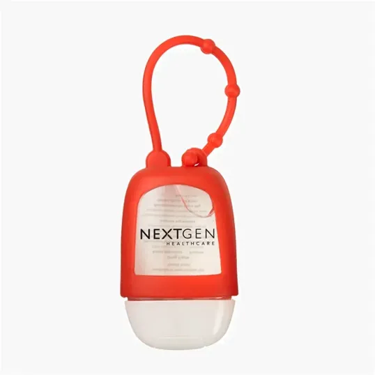 1 oz. Hand Sanitizer Gel with Silicone Sleeve and Lanyard — view 7