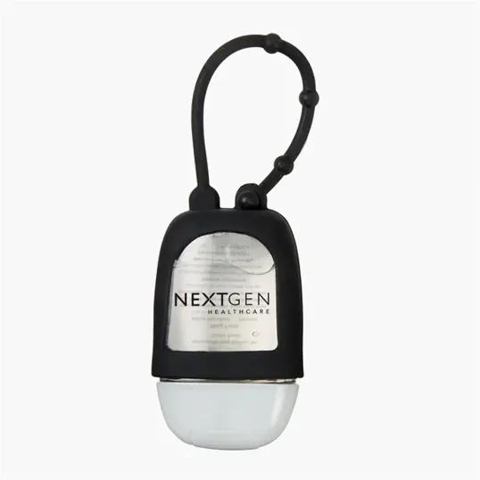 1 oz. Hand Sanitizer Gel with Silicone Sleeve and Lanyard — view 2
