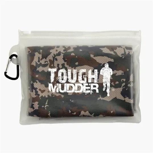 Chill'n Cooling Towel with PVC Pouch and Carabiner