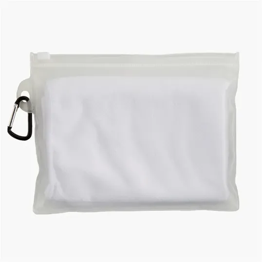 Chill'n Cooling Towel with PVC Pouch and Carabiner — view 6
