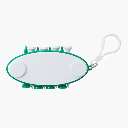 Oval Golf Tee Carrier with Ball Markers and Tees — view 6