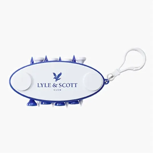 Oval Golf Tee Carrier with Ball Markers and Tees — view 2