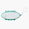 Oval Golf Tee Carrier with Ball Markers and Tees — view 6