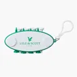 Oval Golf Tee Carrier with Ball Markers and Tees