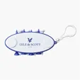 Oval Golf Tee Carrier with Ball Markers and Tees — view 2