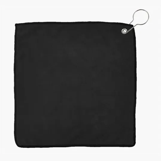 Microfiber Golf Towel with Hook, 11 1/2" x 11 1/2" — view 6