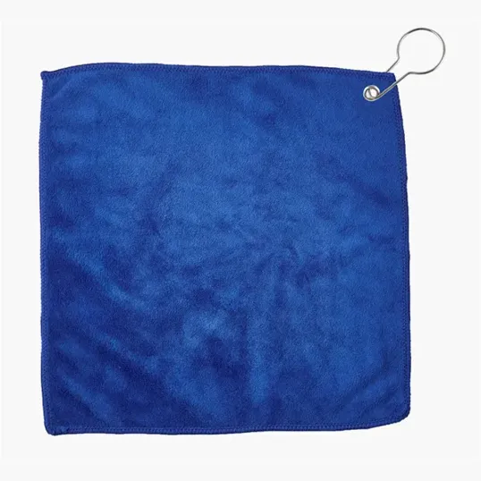 Microfiber Golf Towel with Hook, 11 1/2" x 11 1/2" — view 7