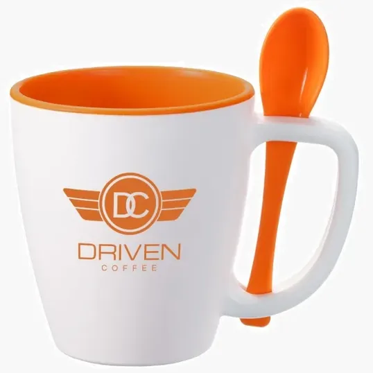 Stir'N Sip Double-Wall Insulated Mug with Spoon, 16 oz — view 5