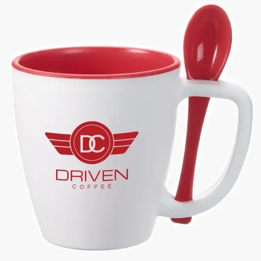 Stir'N Sip Double-Wall Insulated Mug with Spoon, 16 oz — view 6