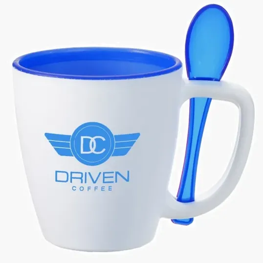 Stir'N Sip Double-Wall Insulated Mug with Spoon, 16 oz — view 7