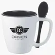 Stir'N Sip Double-Wall Insulated Mug with Spoon, 16 oz — view 2