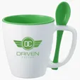 Stir'N Sip Double-Wall Insulated Mug with Spoon, 16 oz — view 4