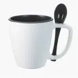 Stir'N Sip Double-Wall Insulated Mug with Spoon, 16 oz — view 11