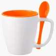 Stir'N Sip Double-Wall Insulated Mug with Spoon, 16 oz — view 14