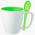 Stir'N Sip Double-Wall Insulated Mug with Spoon, 16 oz — view 17