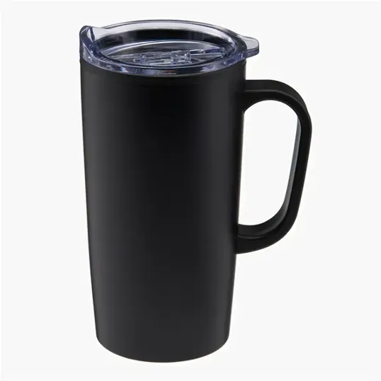 Evans 20 oz Stainless Steel Travel Mug with Handle — view 5