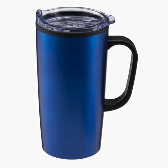 Evans 20 oz Stainless Steel Travel Mug with Handle — view 7