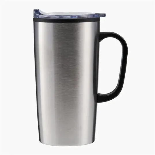 Evans 20 oz Stainless Steel Travel Mug with Handle — view 10