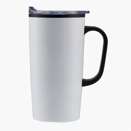 Evans 20 oz Stainless Steel Travel Mug with Handle — view 12