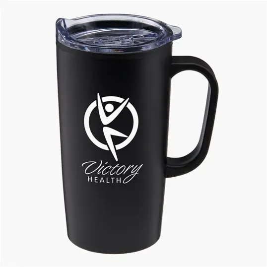 Evans 20 oz Stainless Steel Travel Mug with Handle