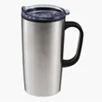Evans 20 oz Stainless Steel Travel Mug with Handle — view 9