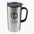 Evans 20 oz Stainless Steel Travel Mug with Handle — view 3