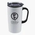 Evans 20 oz Stainless Steel Travel Mug with Handle — view 4