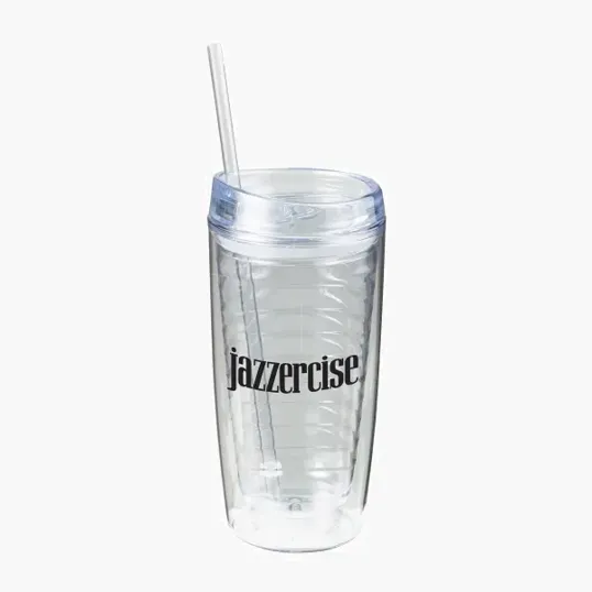16 oz Vivid Travel Tumbler with Lid and Straw — view 5