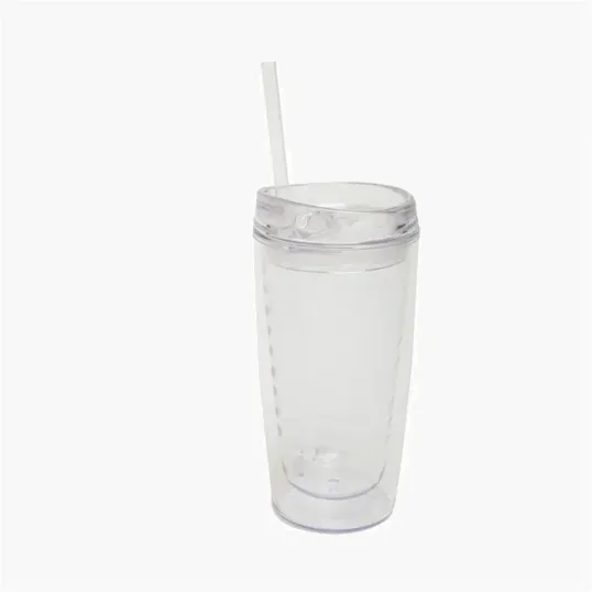 16 oz Vivid Travel Tumbler with Lid and Straw — view 8