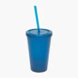 Evans 16 oz. Acrylic Travel Tumbler with Lid — view 2